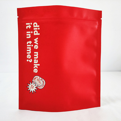 Αγορά Βιοδιασπώμενο χαρτί Kraft Standing Zip Lock Pouch με στάνταρ πάχος 120 μm για κόκκους καφέ και τσάι online manufacture
