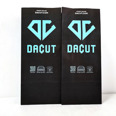 Αγορά Μαύρη Kraft Stand Up Pouches Προσαρμοσμένη εκτύπωση με χαρακτική για τρόφιμα online manufacture