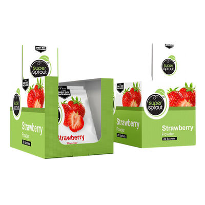 Αγορά Προσαρμοσμένο χαρτί αποθήκευσης τροφίμων κουτί χαρτονιού Κουτί εκτύπωσης βαφής αναδιπλούμενο κουτί οθόνης online manufacture