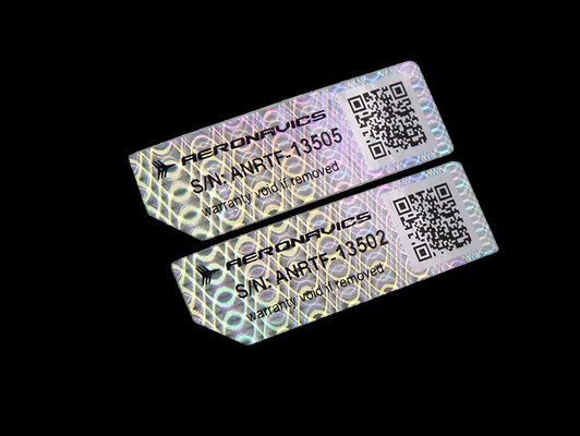 Αγορά Μοναδικό σχήμα Qr κώδικας ετικέτες ολόγραφη αυτοκόλλητα αυτοκόλλητα ετικέτες online manufacture