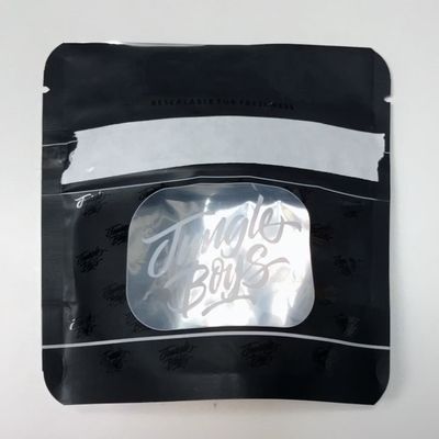 Αγορά VMPET Ματ Μαύρο Στεκόμενο Πορτοφόλι 3.5g Mylar Δείτε Μέσα από Ζιπ online manufacture