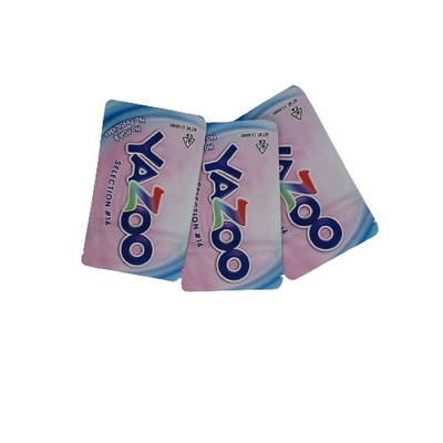 Ροζ αποσυστατέα γλυκά επίπεδη κάτω τσάντα Mylar αλουμινίου με κλειδαριά φερμουάρ