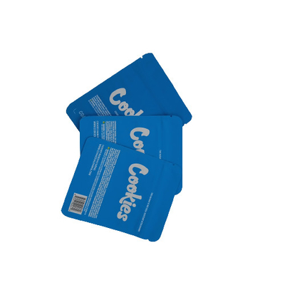 Μπλε 50g Μάιλαρ Stand Up σακούλες Zipper Gravure εκτύπωση για ζαχαρωτά χόρτο