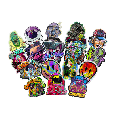 Ολογραφικές τσάντες Mylar Custom Cut 120 Mico