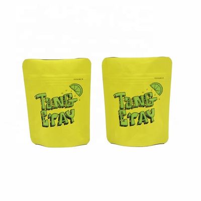 Προσαρμοσμένα μπισκότα Καλιφόρνια Soft Touch Mylar τσάντα 3,5g βιοδιασπώμενη 8 πλευρικές σφραγίδες τσάντες