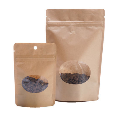 150g καφέ χαρτοσακούλες για καφέ Doypack Καφέ Stand Up Pouch 130mm πλάτος