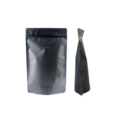 VMPET Μαύρη συσκευασία καφέ τσάντα ziplockk αδιάβροχο 1kg σακούλες καφέ