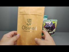 η mylar στάση επάνω στις σακούλες για τα τρόφιμα καννάβεων βοτανίζει τη συσκευασία απόδειξης μυρωδιάς τσαντών