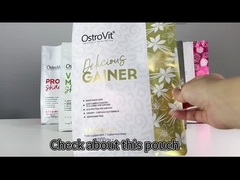 Πλαστική mylar σακούλα οκτώ επίπεδων κατώτατων σημείων συνήθειας δευτερεύουσες συσκευάζοντας τσάντες σφραγίδων