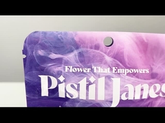 Ολογραφική στάση φύλλων αλουμινίου αργιλίου τσαντών ζιζανίων βαθμού τροφίμων επάνω στη σακούλα