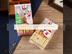 Διαφανής πλευράς Gueest τσάντα Χριστουγεννιάτικη συσκευασία τσάντα για γλυκά gummies μπισκότα σνακ