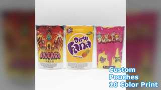 Προσαρμοσμένες θήκες με φερμουάρ 10 έγχρωμες εκτυπώσεις