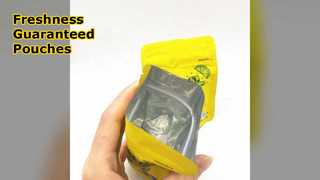 Αλουμινόχαρτο Stand Up Θήκες Συσκευασία με φερμουάρ