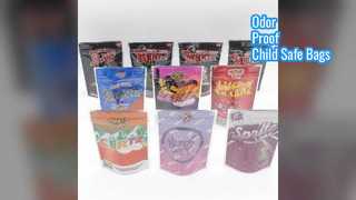 Τσάντες Mylar με προστασία της μυρωδιάς Θήκη με φερμουάρ για παιδιά